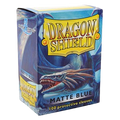100 Dragon Shield Sleeves - Matte Blue