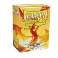 100 Dragon Shield Sleeves - Matte Yellow