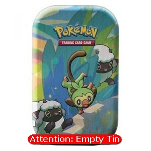Empty Galar Pals Mini Tins: Grookey & Wooloo Tin
