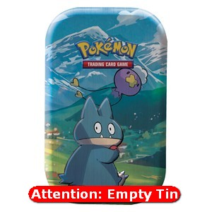 Empty Sinnoh Stars Mini Tins: Munchlax Tin